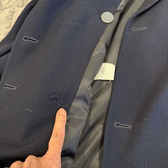 Ralph Lauren Wool Admiral Captain Blazer Navy Blue w/Gold Double Breasted Size 6 - Picture 8 of 10